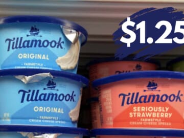 $1.25 Tillamook Cream Cheese at Kroger