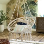 Hanging Cotton Macrame Hammock Swing