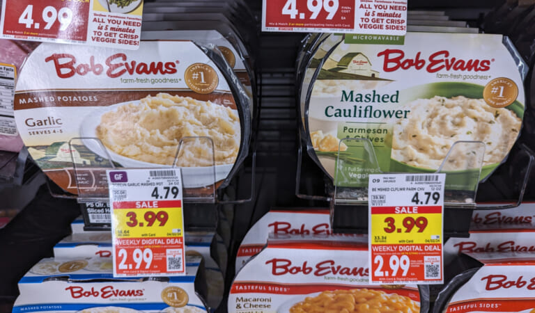 Bob Evans Side Dishes Only $2.99 Each At Kroger