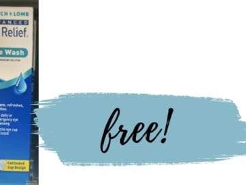 Get Bausch & Lomb Advanced Eye Relief Wash for FREE at Walgreens!