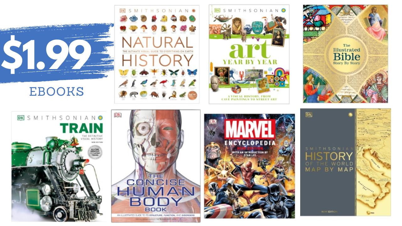 DK History & Science References Only $1.99 on Kindle (reg. $19-$50)