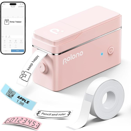 Keep everything neatly labeled and organized with POLONO P31S Label Maker Machine with Tape for just $10.50 After Code (Reg. $42.99)