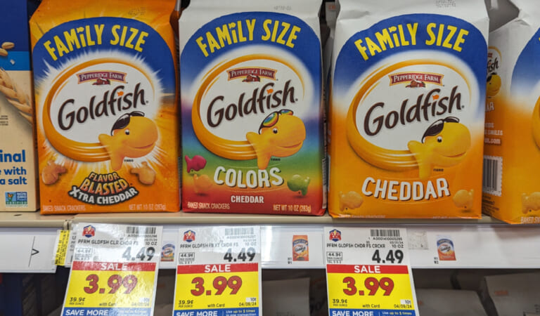 Pepperidge Farm Goldfish Just $2.99 At Kroger