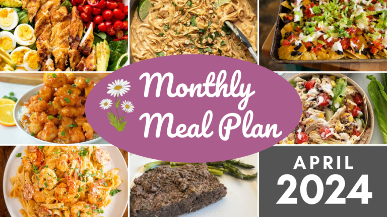 Southern Savers FREE April 2024 Monthly Meal Plan