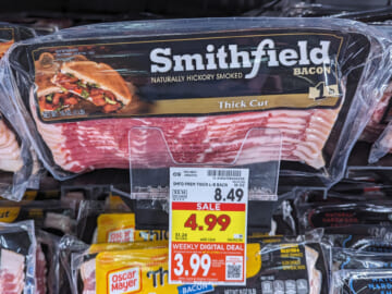 Smithfield Bacon Only $3.99 At Kroger (Regular Price $8.49)