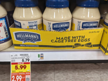Hellmann’s Mayonnaise As Low As $2.99 At Kroger (Regular Price $6.29)