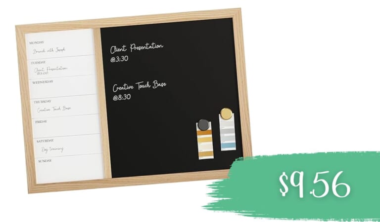 Large Dry Erase and Chalkboard Calendar Combo Only $9.56 Shipped!