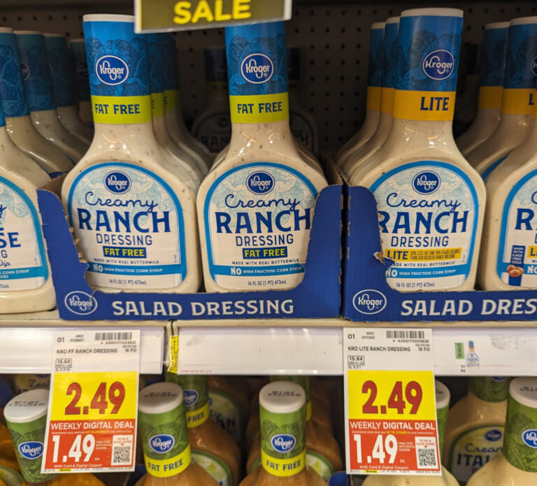 Kroger Salad Dressing Just $1.49