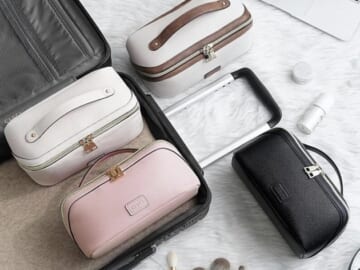 Makeup Bag PU Leather Travel Make Up