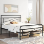 Enjoy a comfortable and stylish sleeping experience with Yaheetech Full Bed Frames Metal Platform for just $58.49 After Coupon (Reg. $82.99) + Free Shipping
