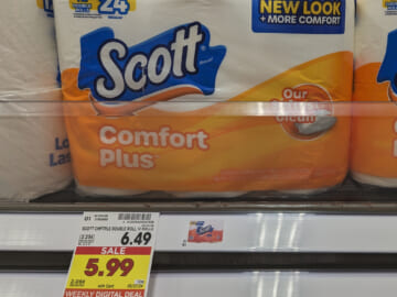 Grab Scott Comfort Plus Toilet Paper For Only $3.99 At Kroger