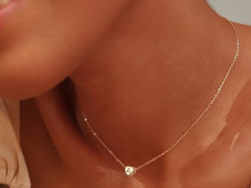 Prime Member Exclusive: 14K Gold Plated Initial Heart Necklace $5.03 After Coupon + Code (Reg. $15) + Free Shipping