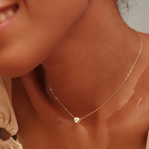 Prime Member Exclusive: 14K Gold Plated Initial Heart Necklace $5.03 After Coupon + Code (Reg. $15) + Free Shipping