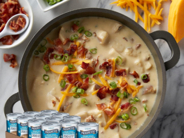 Progresso Light 12-Pack Creamy Potato with Bacon and Cheese Soup as low as $13.92 After Coupon (Reg. $26.16) + Free Shipping – $1.16/18.5 Oz Can