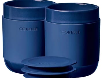 Corelle Stoneware 13.5-oz. Tumblers w/ Silicone Lids 2-Pack for $16 + free shipping w/ $99