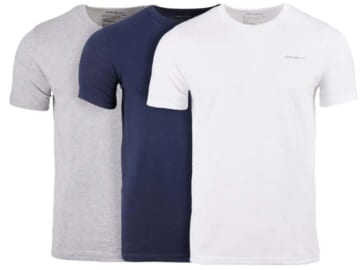 Eddie Bauer Men's Classic Cotton Crew T-Shirts 3-Pack for $15 + free shipping