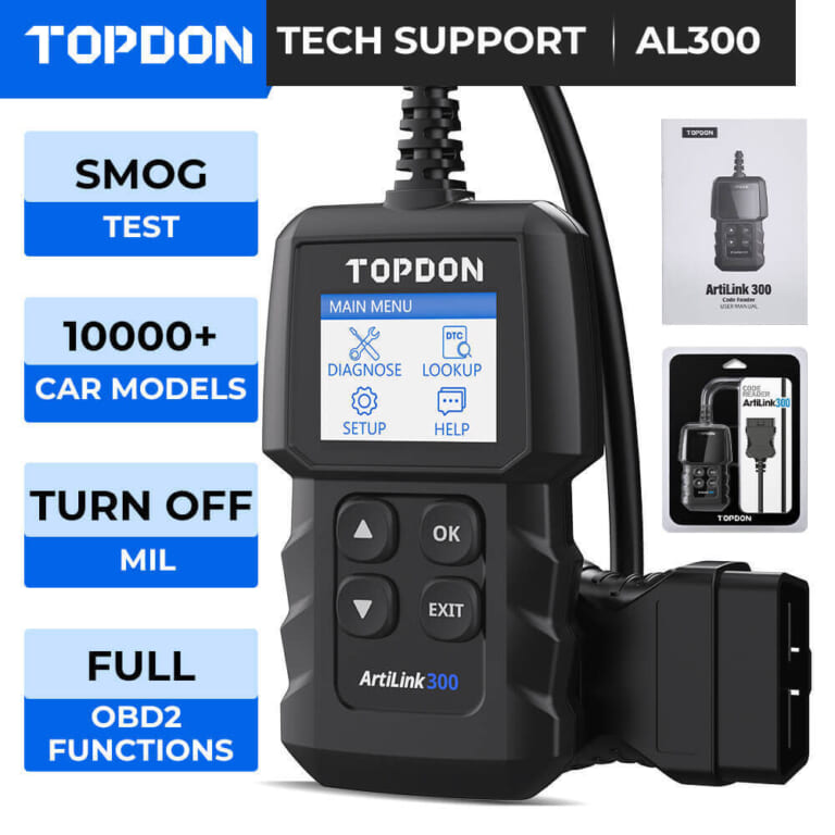 Topdon OBD2 Scanner for $10 + free shipping