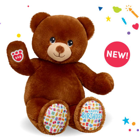 Build-a-Bear Birthday Treat Bear: Pay your child's age + pickup
