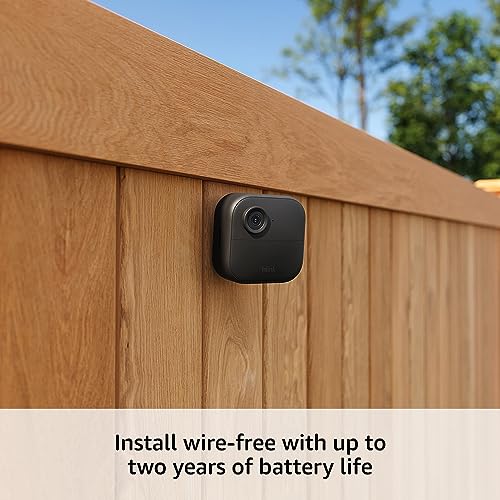 Blink Outdoor 4 (4th Gen) – Wire-free smart security camera, two-year battery life, two-way audio, HD live view, enhanced motion detection, Works with Alexa – 8 camera system