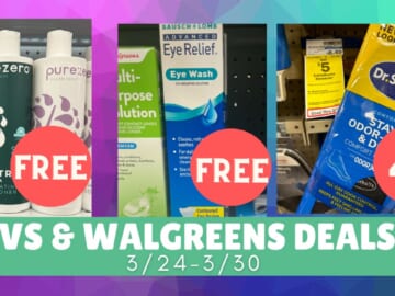 Video: Top CVS & Walgreens Deals 3/24-3/30