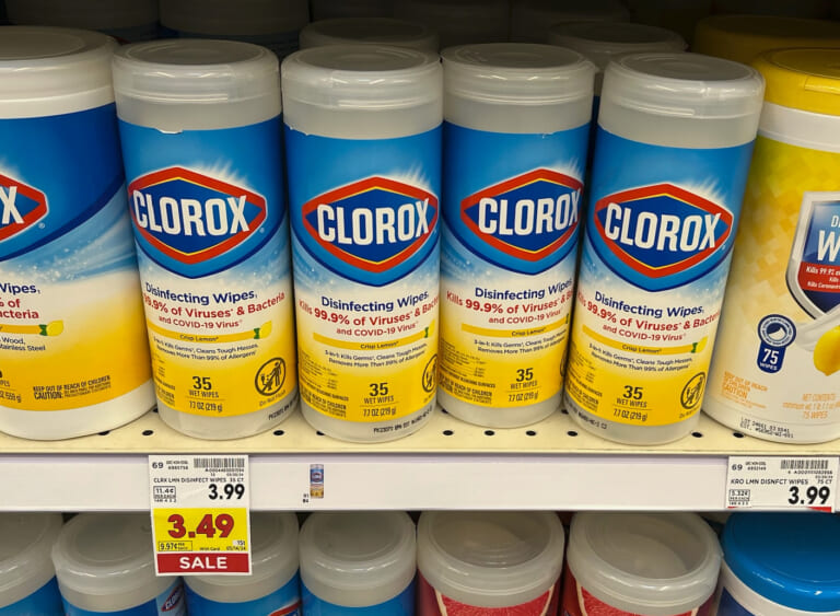 Clorox Wipes Just $2.49 At Kroger