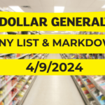 Dollar General Penny List - 4-9-2024