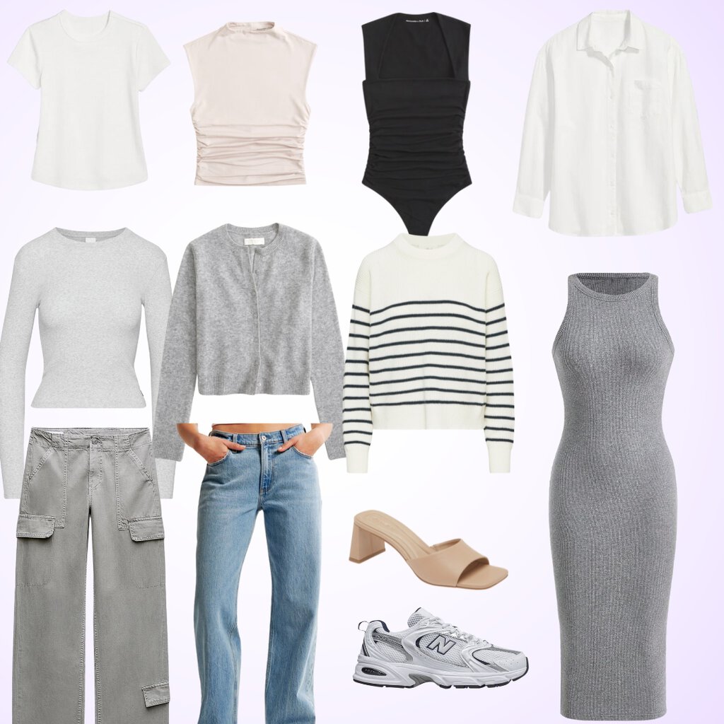 The Perfect (Affordable!) Capsule Wardrobe for Your Spring Semester