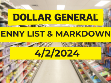 Dollar General Penny List - 4-2-2024