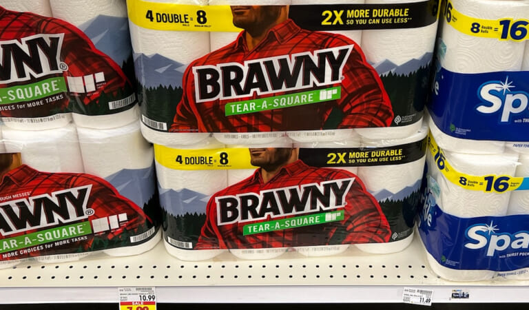 Brawny Paper Towels Are As Low As $5.99 At Kroger