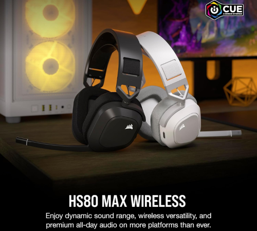 Corsair HS80 MAX Wireless Multiplatform Gaming Headset $139.99 Shipped Free (Reg. $180) – Gray or White