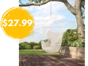 Walmart | Segmart Large Hammock Chair Swing on Sale for $27.99