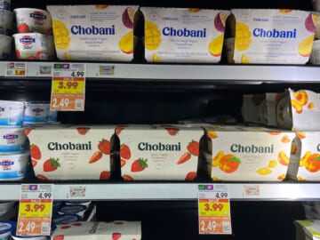 Chobani Greek Yogurt 4-Packs As Low As $2.49 At Kroger (62¢ Per Cup)