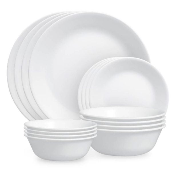 Corelle 16pc Vitrelle Livingware Dinnerware