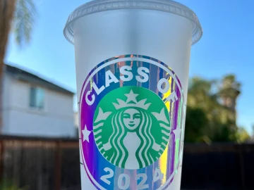 Class of 2024 tumbler from Etsy
