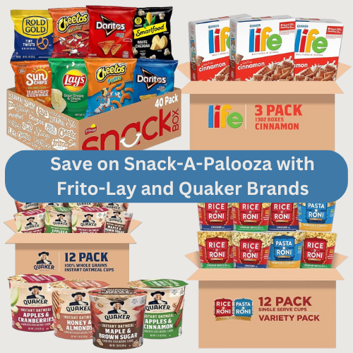 Save BIG on Snack-A-Palooza with Frito-Lay and Quaker Brands as low as $5.86 Shipped Free (Reg. $8.62+)