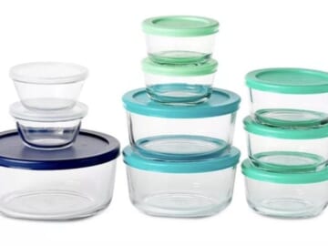 20-Pc. Glass Food Storage Set
