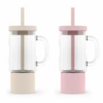 Ello Nova Glass Tumbler with Straw (2 Pack) only $7.92 (Reg. $17!)