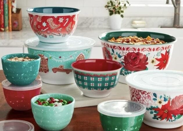 The Pioneer Woman Melamine Mixing Bowl Set, 18 Piece Set only $16.23, plus more!