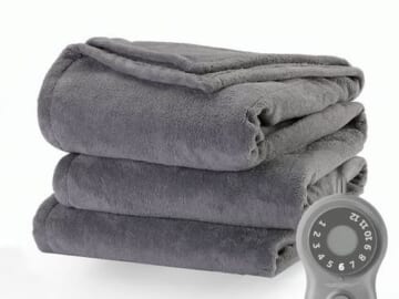 Sunbeam Microplush Twin Size Heated Blanket