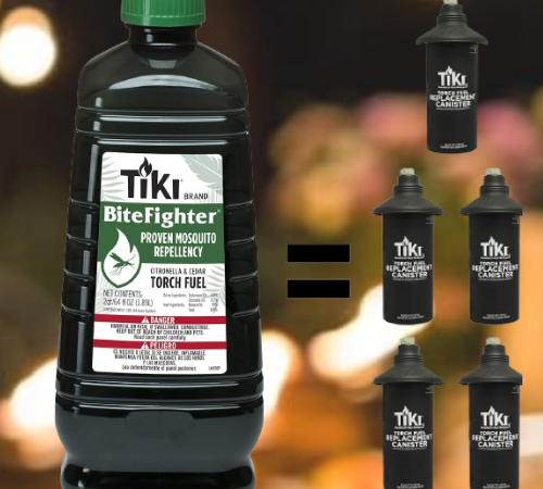 Tiki Brand BiteFighter Mosquito Repellent Torch Fuel, 64 oz as low as $6.16 After Coupon (Reg. $14) + Free Shipping