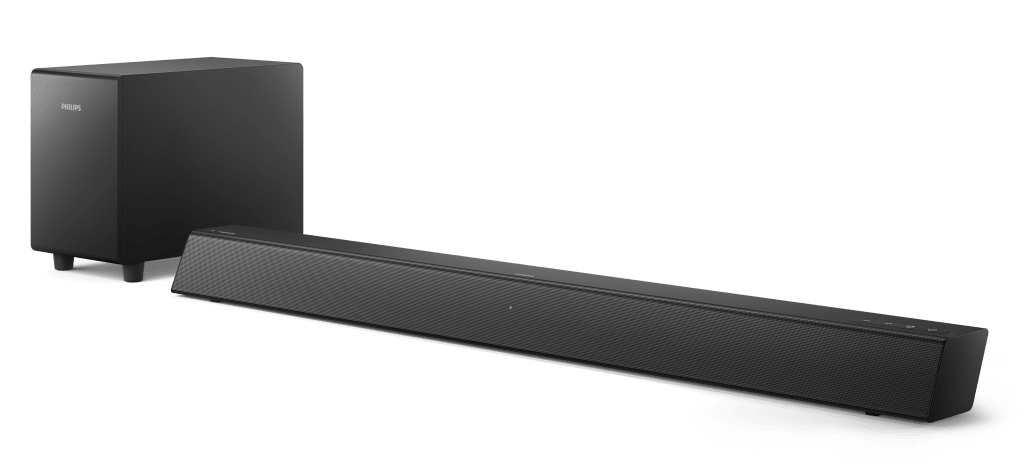 Refurb Philips 2.1-Channel Soundbar w/ Wireless Subwoofer for $72 + free shipping