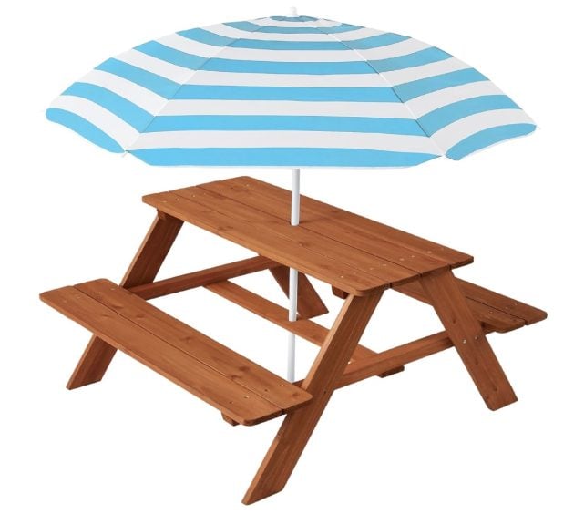 Kids Wooden Picnic Table