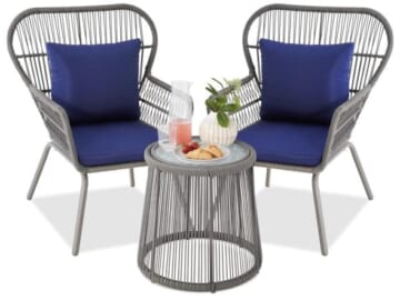 3-Piece Patio Conversation Bistro Set