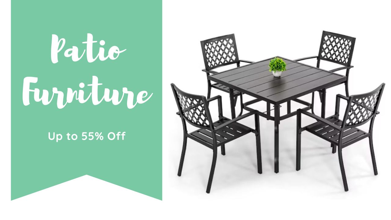 Lowe’s | Up to 55% Off Patio Furniture