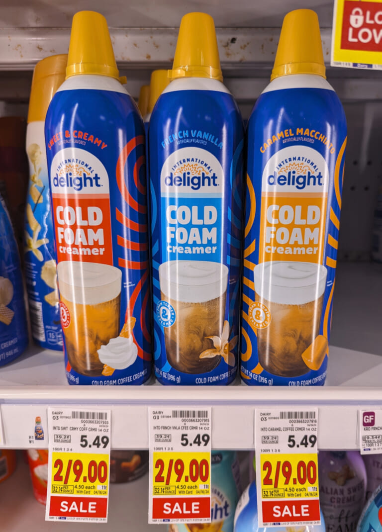 Get A Can Of International Delight Cold Foam Creamer For Just $1.25 At Kroger (Regular Price $5.49)