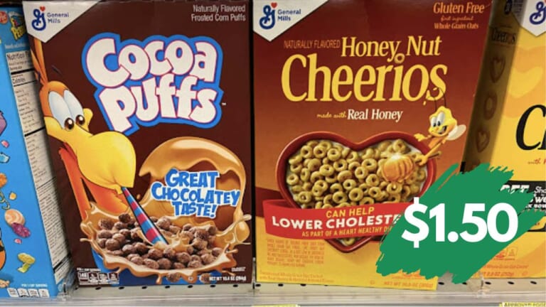 $1.50 General Mills Cereal at Walgreens