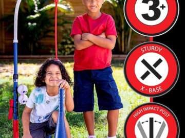 Franklin Sports Kids Baseball Batting Tee Set $25 (Reg. $35)