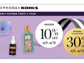 Kohl’s Beauty Insiders Get 30% Off Sephora Collection!