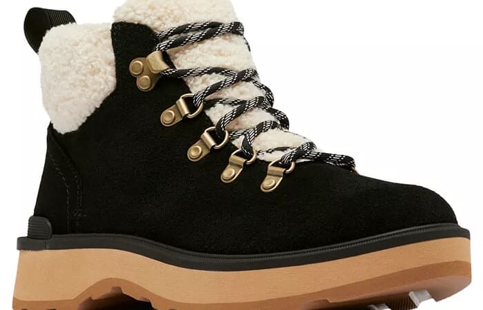 Sorel Women's Hi-Line Lace-Up Cozy Hiker Boots for $37 + free shipping