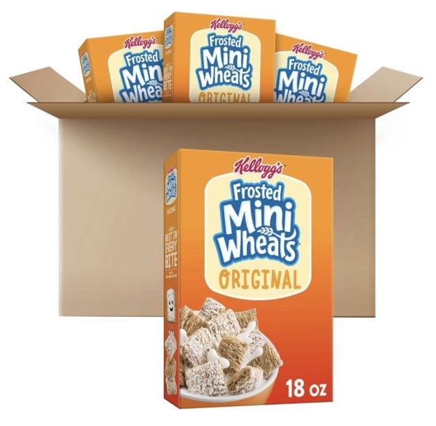 Kellogg's Frosted Mini-Wheats Cold Breakfast Cereal